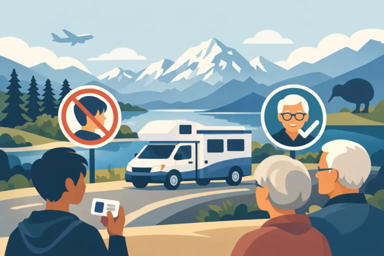 Campervan Hire New Zealand Age Limit Explained