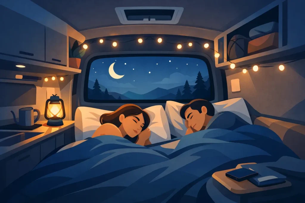 How to Sleep Comfortably in a Campervan