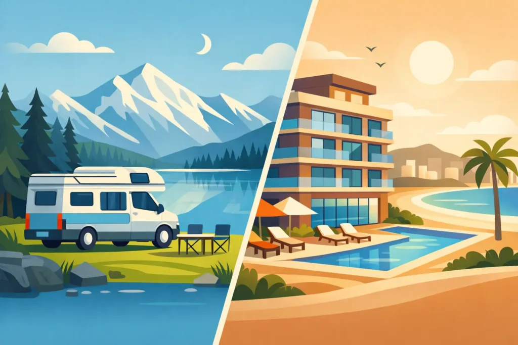 Campervan Versus Hotel Accommodation in NZ