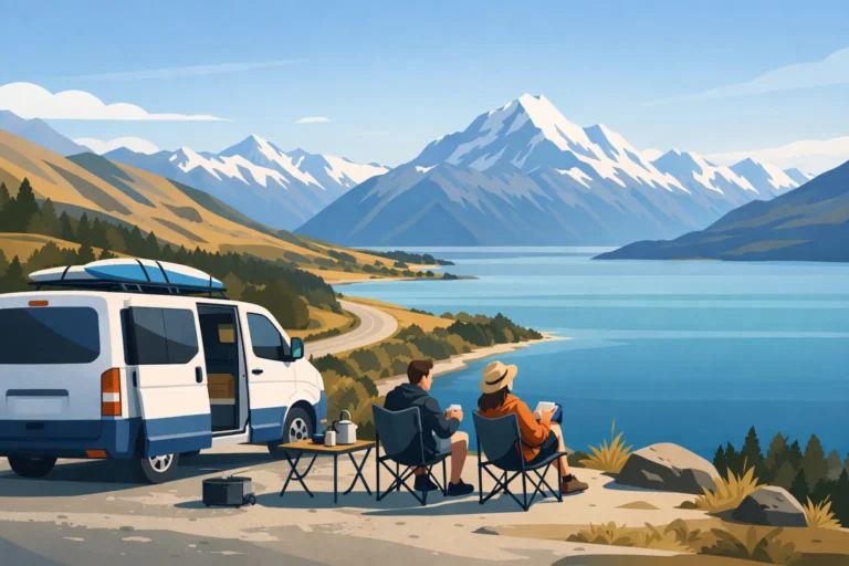 Couple Campervan Road Trip Example for 10 Days