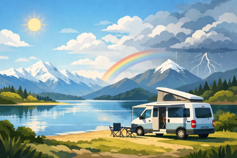 South Island Weather Guide for Campervan Trips